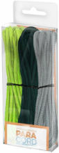 PAGRO DISKONT PARACORD Knüpf-Set 3 x 2,6 m neongrün/dunkelgrün/grau