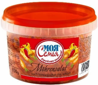 Möhrensalat nach koreanischer Art, scharf