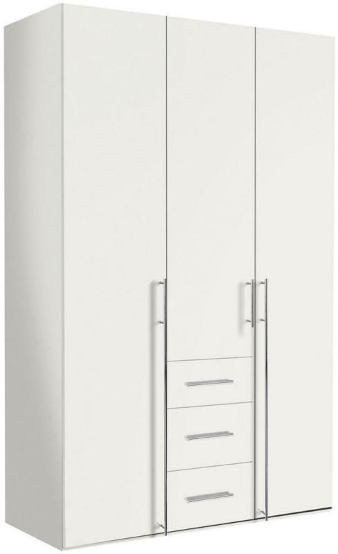 Drehtürenschrank in Weiß