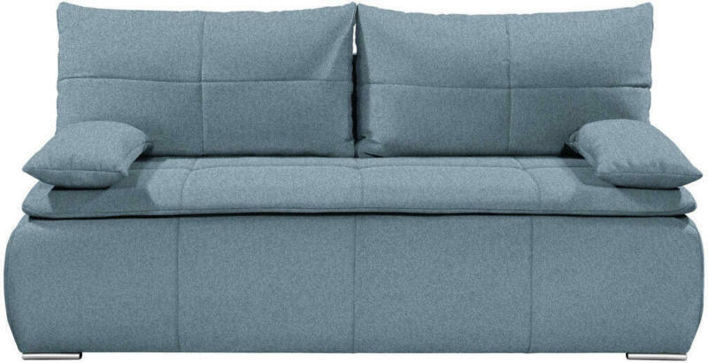 Schlafsofa in Textil Blau