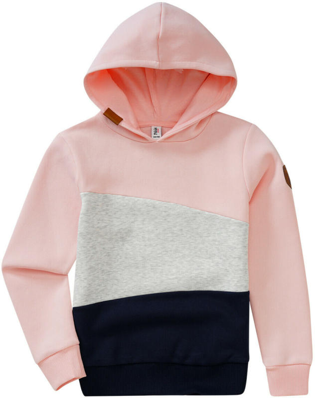 Mädchen Hoodie mit Flächenteilern (Nur online)
