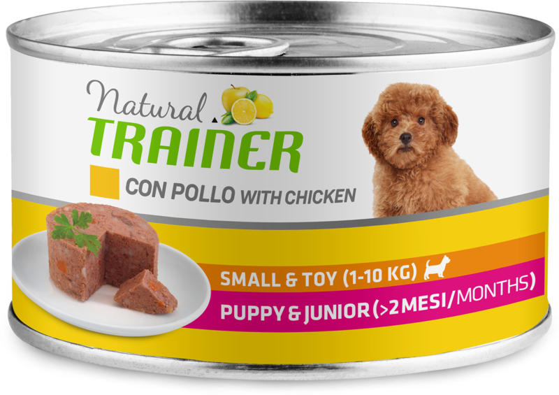 Trainer Hundefutter Natural Small & Toy Puppy & Junior Huhn 150g