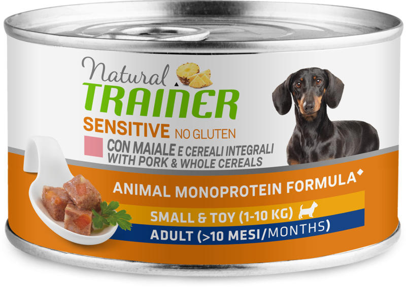 Trainer Hundefutter Sensitive No Gluten Small & Toy Adult Schwein 150g