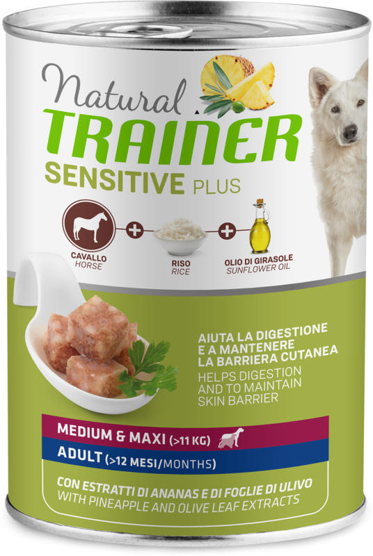 Trainer Nourriture pour chien Sensitive No Gluten Medium & Maxi Adult Cheval 400g