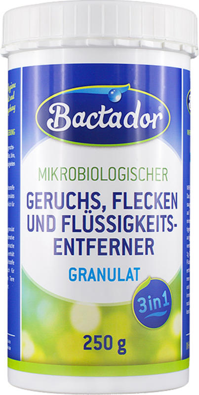 Bactador Désodorisant, détachant et nettoyant Granulés 250g