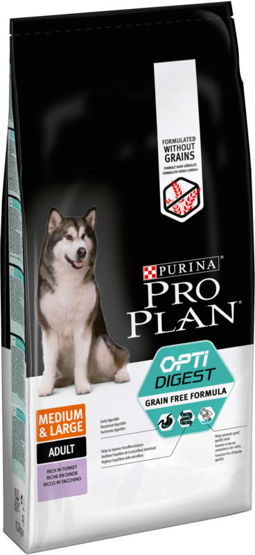Pro Plan Dog Medium & Large Sensitive Digestion Truthahn glutenfrei 12kg