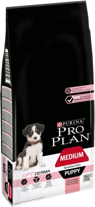 Pro Plan Dog Medium Puppy OPTI DERMA Saumon 12kg