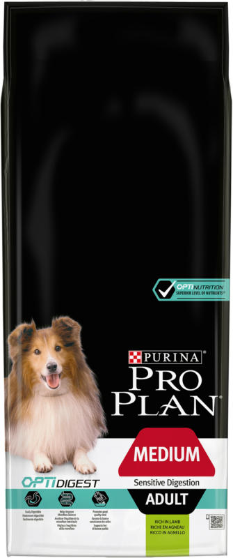 Pro Plan Dog Medium Adult OPTI DIGEST Agneau 14kg