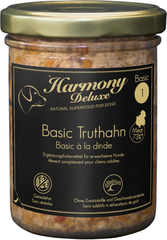 Harmony Dog Deluxe Basic Truthahn 200g