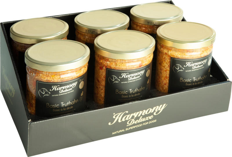 Harmony Dog Deluxe Basic à la Dinde 6x200g