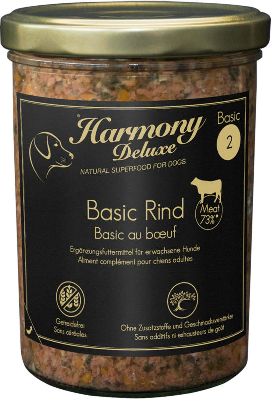 Harmony Dog Deluxe Basic Rind 200g