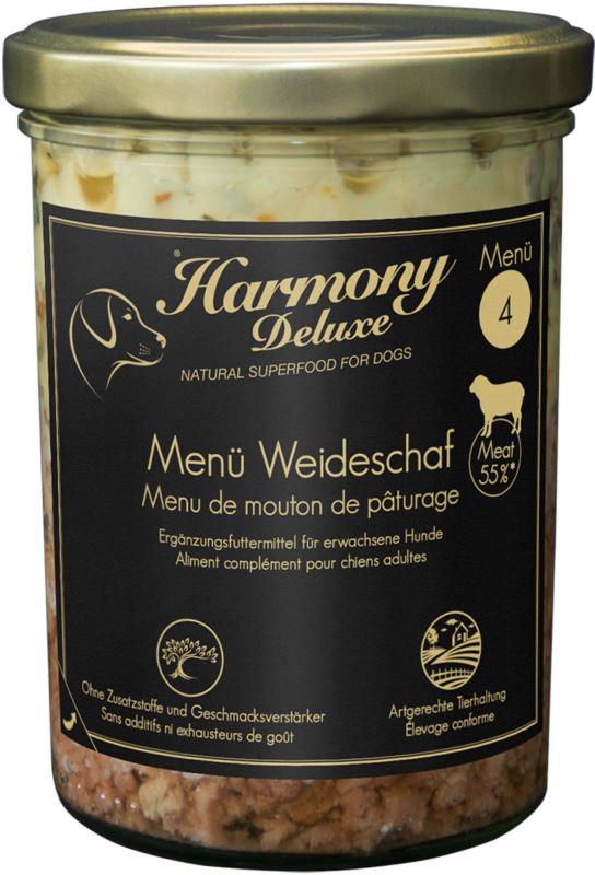 Harmony Dog Deluxe Menü Weideschaf 200g