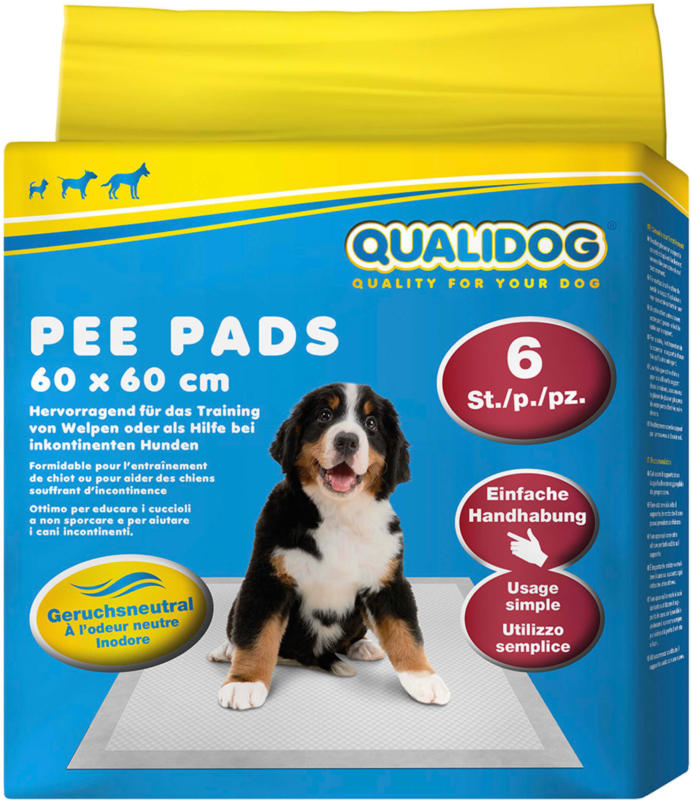 QUALIDOG Puppy Pee Pads Geruchslos 6 Stück