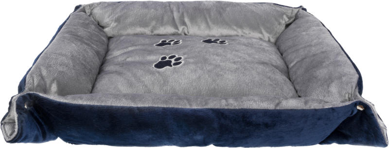 Freezack Katzenbett Pfotendesign blau/grau