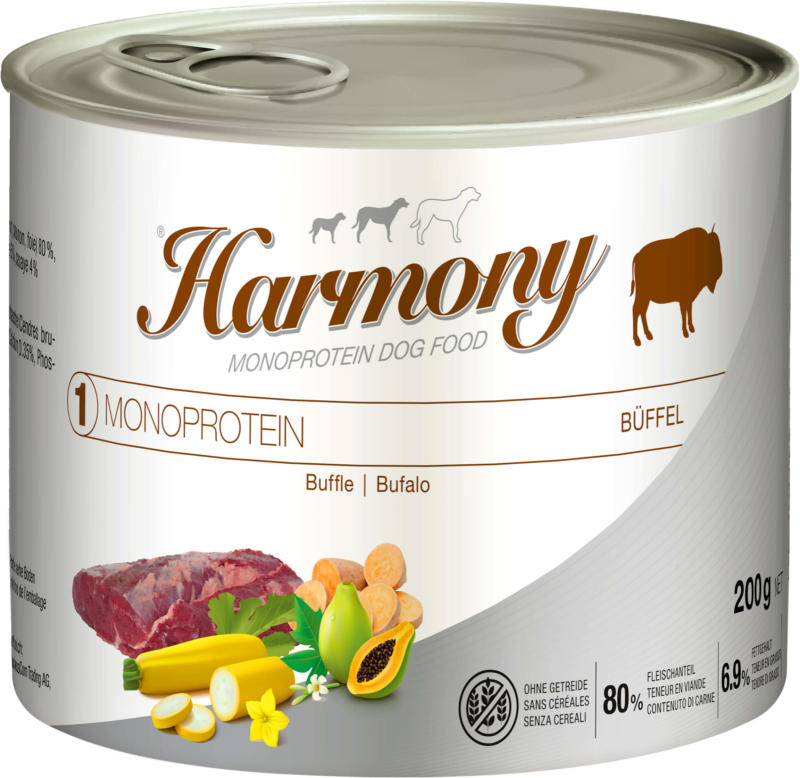 Harmony Dog Monoprotein Büffel 200g