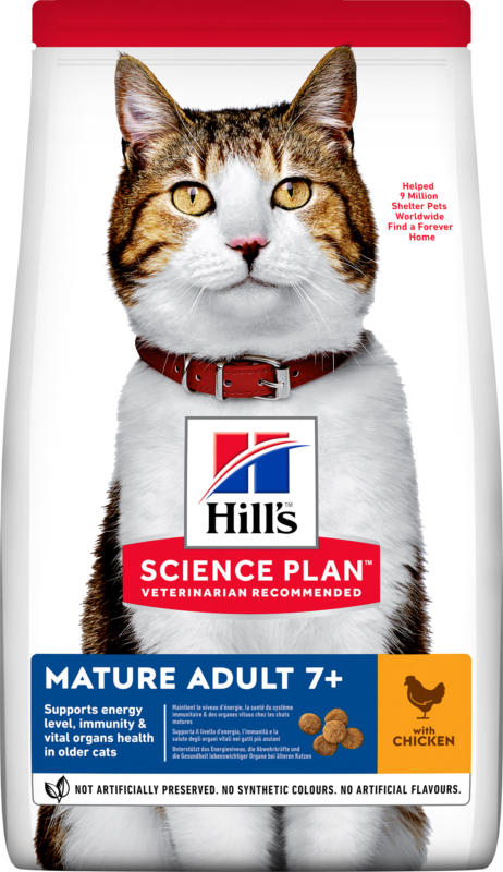 Hill's Chat Science Plan Mature Adult 7+ Poulet 300g