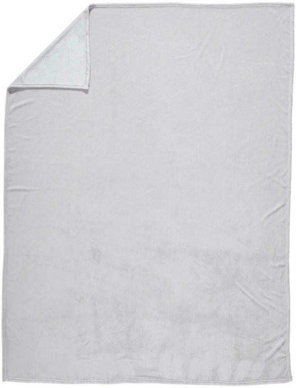 WOHNDECKE 220/240 cm Silberfarben