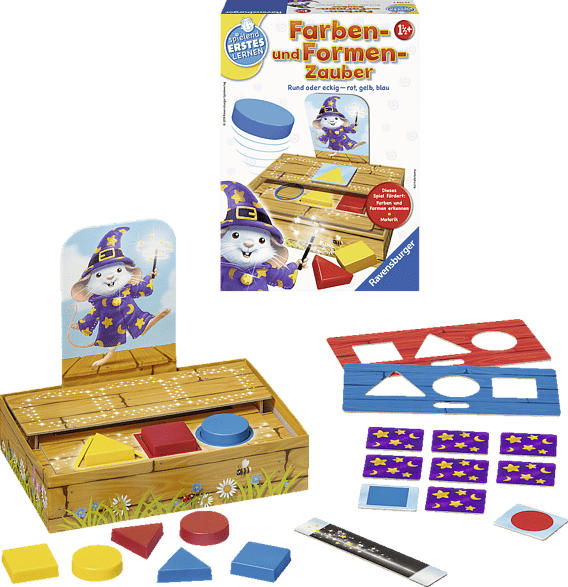 RAVENSBURGER Farben- und Formen-Zauber Spielen und Lernen, Mehrfarbig