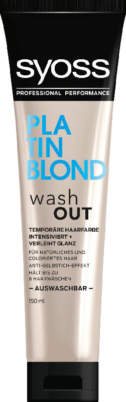 Syoss Tönung washout Platin Blond