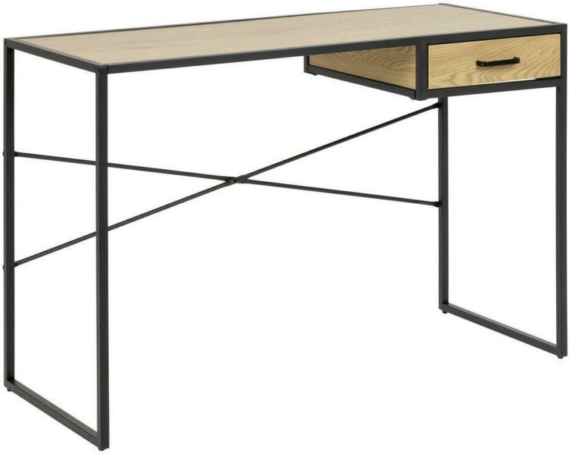 Schreibtisch mit Lade B 110cm H 75cm Seaford Wildeiche Dekor