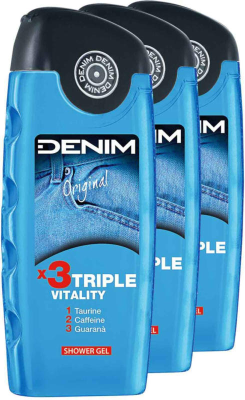 Denim Shower Gel Original 3 x 250 ml -