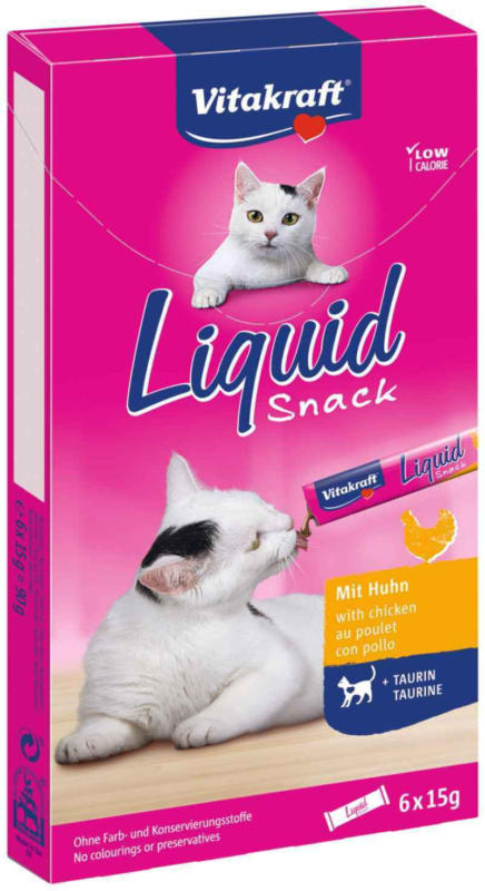 Cat Liquid Snack Pollo e Taurina 6 x 15 g -