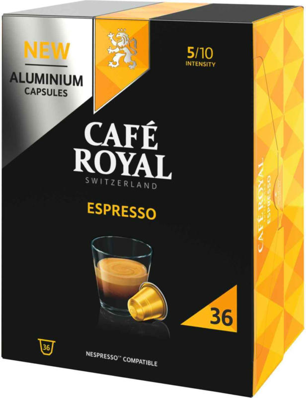 36 capsules Café Royal Espresso -