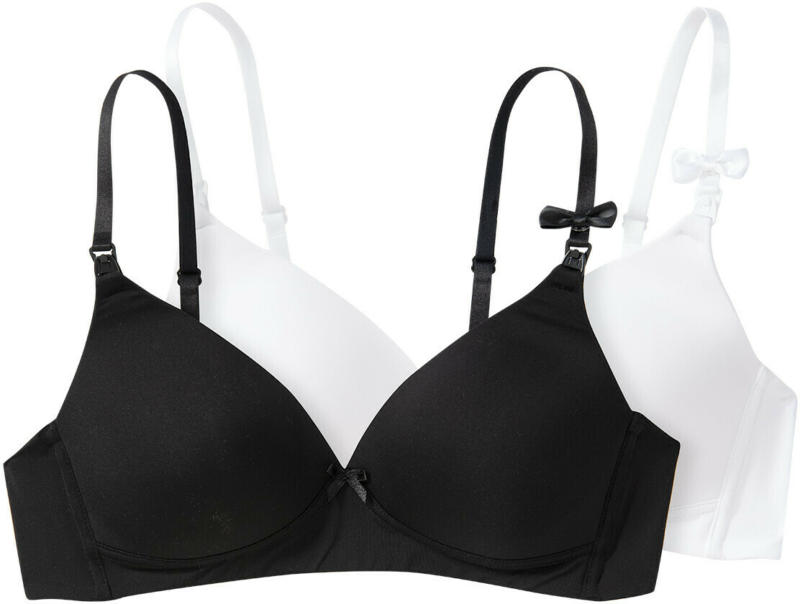 2 Damen Still-BHs mit Einhand-Clipverschluss (Nur online)