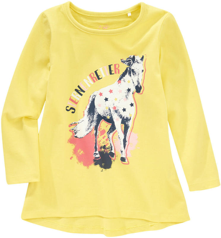 Mädchen Langarmshirt mit Pferde-Print (Nur online)