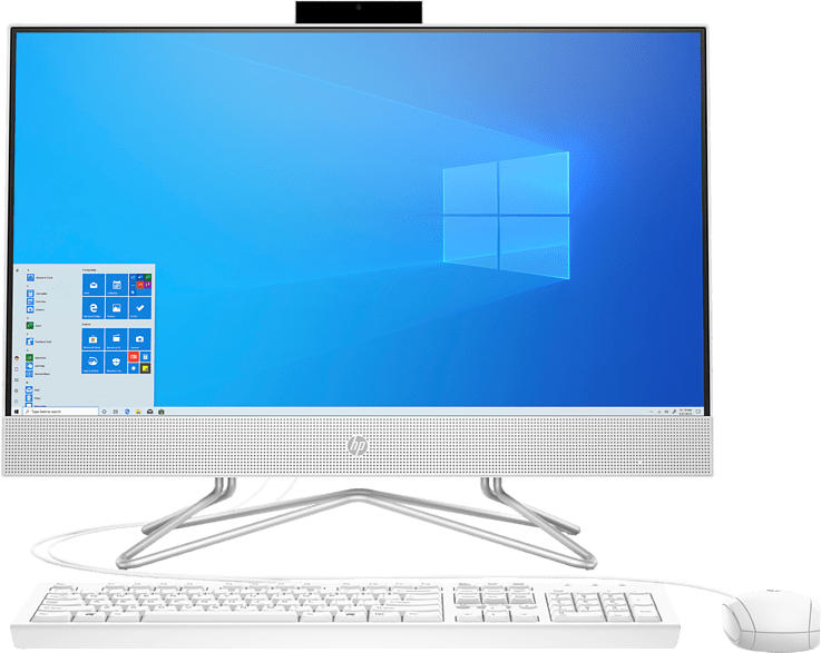 All-in-One PC 24-df0912ng, Athlon 3150U, 8GB RAM, 512GB SSD, 23.8 Zoll FHD, Natursilber (2H5G0EA)