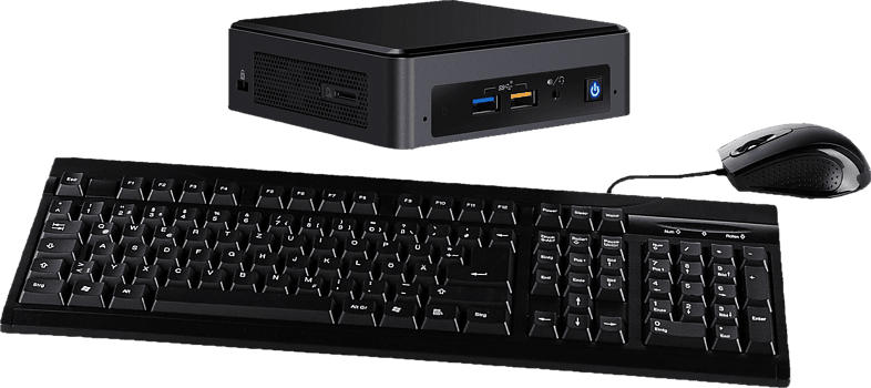 CAPTIVA I53-813, Mini PC, Core™ i3 Prozessor, 16 GB RAM, 500 GB SSD, Graphics Iris Plus 655, Schwarz