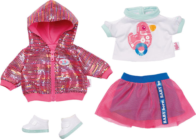 ZAPF CREATION BABY born City Deluxe Style Puppenzubehör, Mehrfarbig