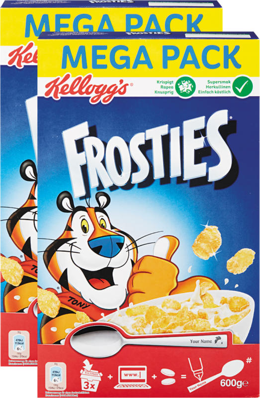 Kellogg's Frosties, 2 x 600 g