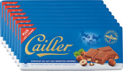 Tablette de chocolat Cailler, Lait, noisettes entières, 8 x 100 g