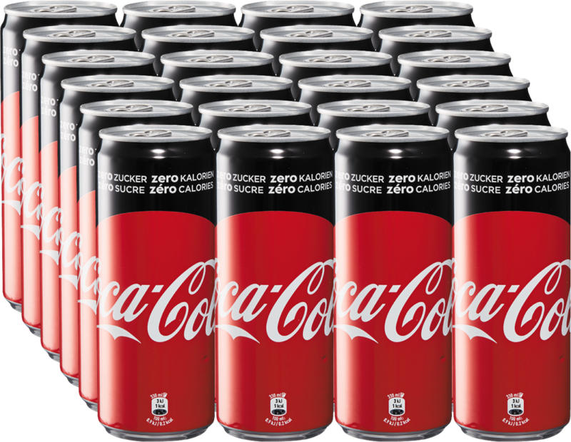 Coca-Cola Zero, 24 x 33 cl