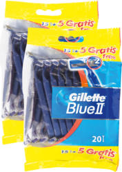 Rasoirs jetables Blue II Gillette, 2 x 20 pièces