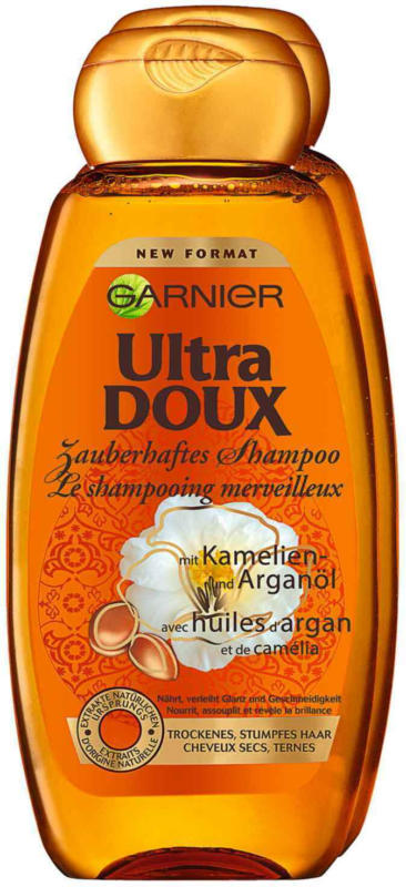 Garnier Ultra Doux Zauberhaftes Shampoo mit Kamelien- und Arganöl 2 x 300 ml -