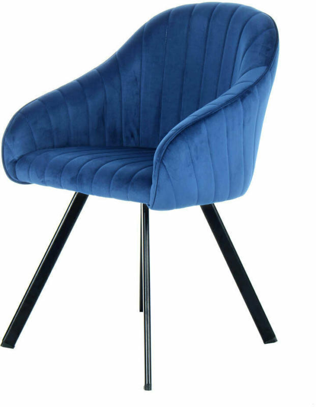 Stuhl „Jodie 125“, 2er-Set, dunkelblau