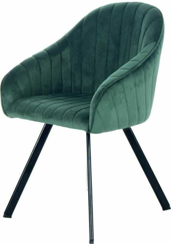 Stuhl „Jodie 125“, 2er-Set, dunkelgrün