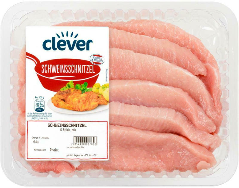 Clever Schweinsschnitzel 5-7 Stk.