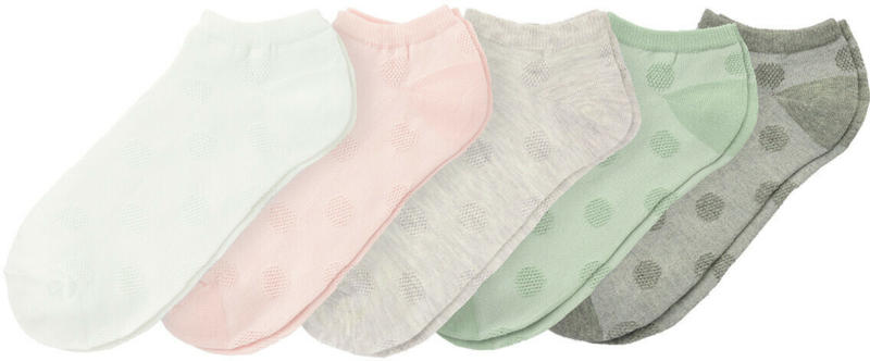5 Paar Damen Sneaker-Socken im Set (Nur online)