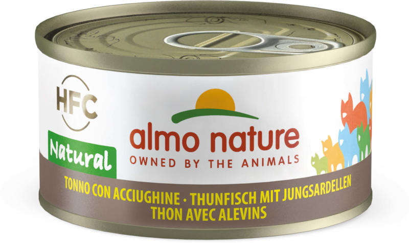 Almo Nature HFC Natural Thuhnfisch & Jungsardellen 24x70g