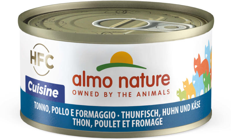 Almo Nature HFC Natural Thunfisch, Huhn & Käse 70g