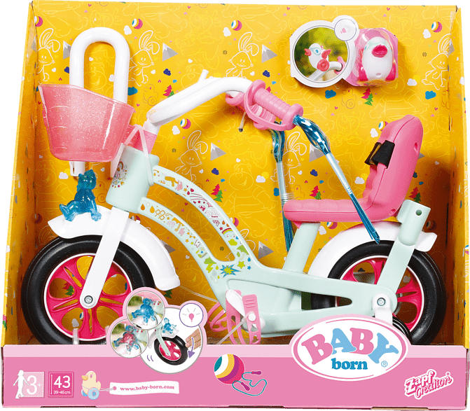 ZAPF CREATION BABY born Fahrrad Puppenzubehör, Mehrfarbig