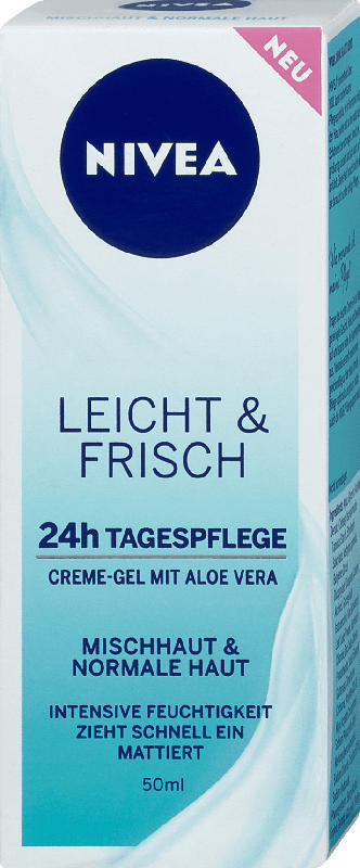NIVEA Tagescreme Leicht & Frisch, Creme-Gel