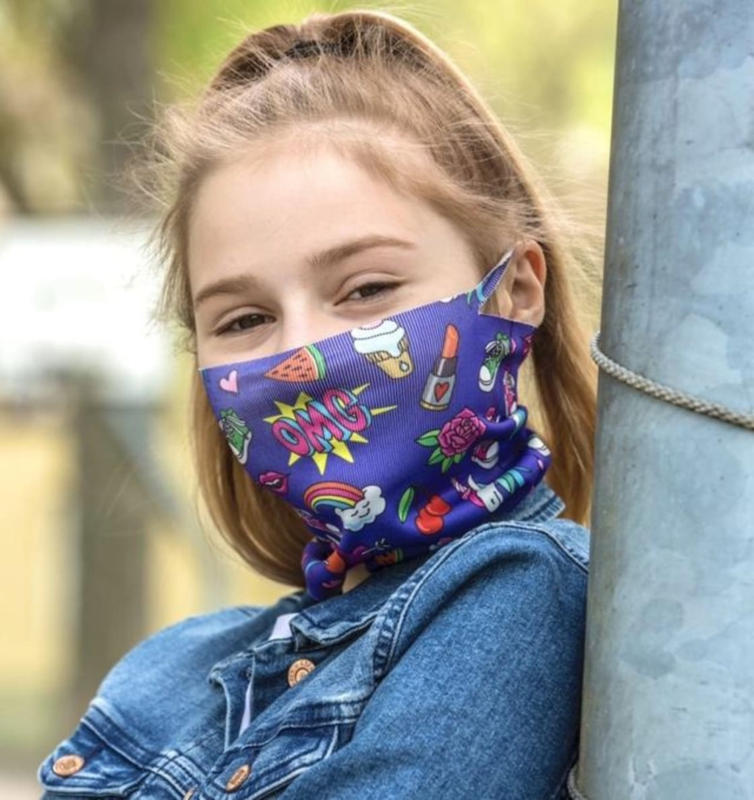 MUCKEL Stoffmaske für Kinder, Kinderloop