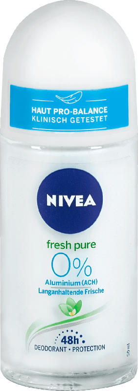 NIVEA Deo Roll On Deodorant fresh pure