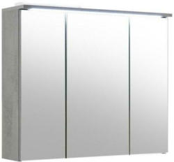 Spiegelschrank Indiana mit Led 3-Türig BxHxT: 80x68x23 cm