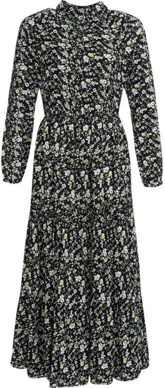 Damen Maxikleid mit floralem Allover-Print (Nur online)