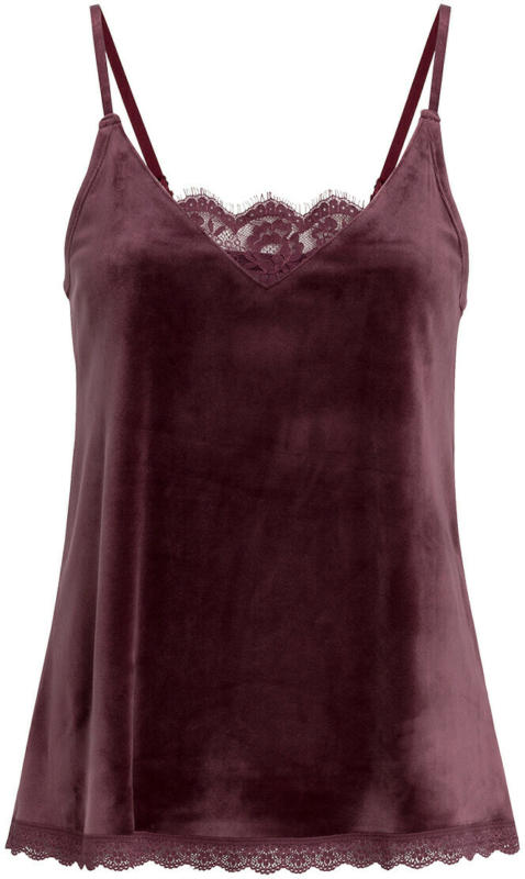 Damen Schlaftop aus Samt (Nur online)